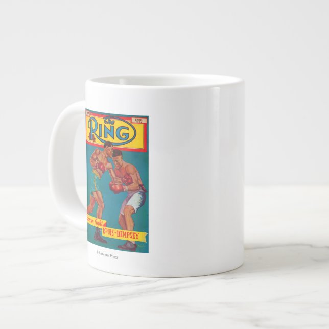 Caneca De Café Grande Cobrir da Revista Ring (Frente Esquerda)