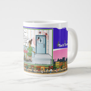 Caneca De Café Grande Código Morse Humor Absurdo de Jogo de Palavras