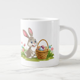 Caneca De Café Grande coelho de Páscoa