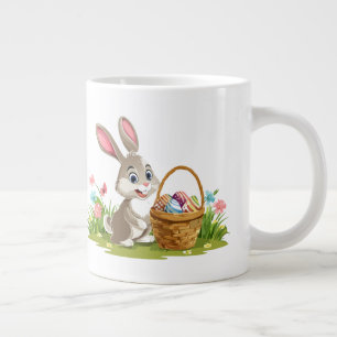 Caneca De Café Grande coelho de Páscoa