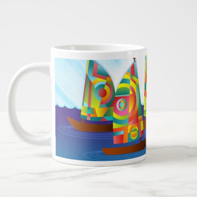 Caneca De Café Grande Coffee Coffee Mug Colorida (Esquerda)