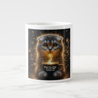 Caneca De Café Grande Coffee Gatinho
