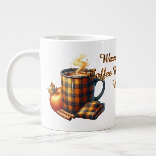 Caneca De Café Grande Coffee Makes Things Happen (Esquerda)