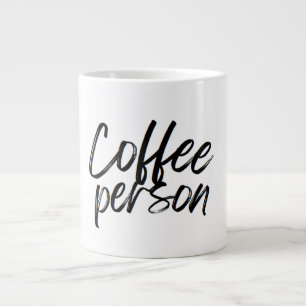 Caneca De Café Grande Coffee Mug com etiqueta