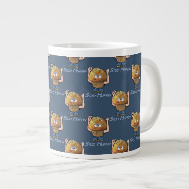 Caneca De Café Grande Coffin Humor (Frente Esquerda)