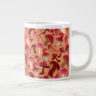 Caneca De Café Grande Cogumelos Cujos