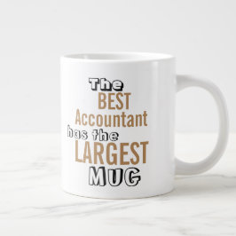 Caneca De Café Grande Coisa De Contabilidade Do Big Mug, Melhor Contador