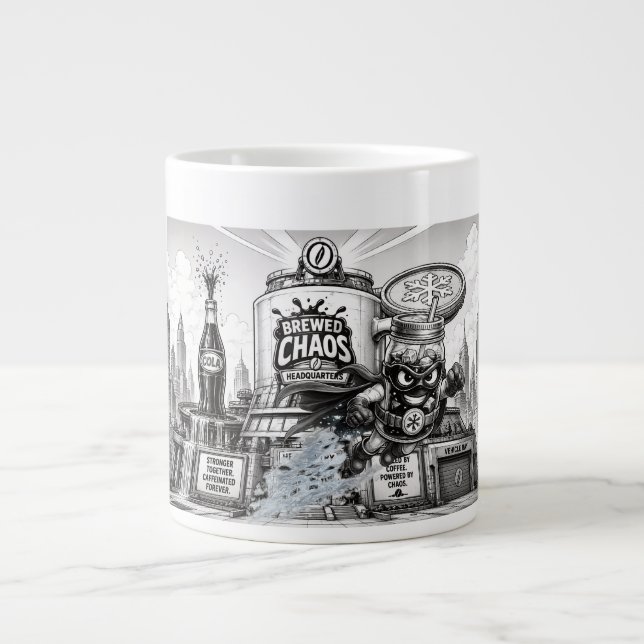 Caneca De Café Grande Cold Brew Cruiser: Esfriando (Frente)