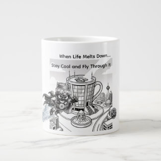 Caneca De Café Grande Cold Brew Cruiser – Quando a Vida Derreter, Manten