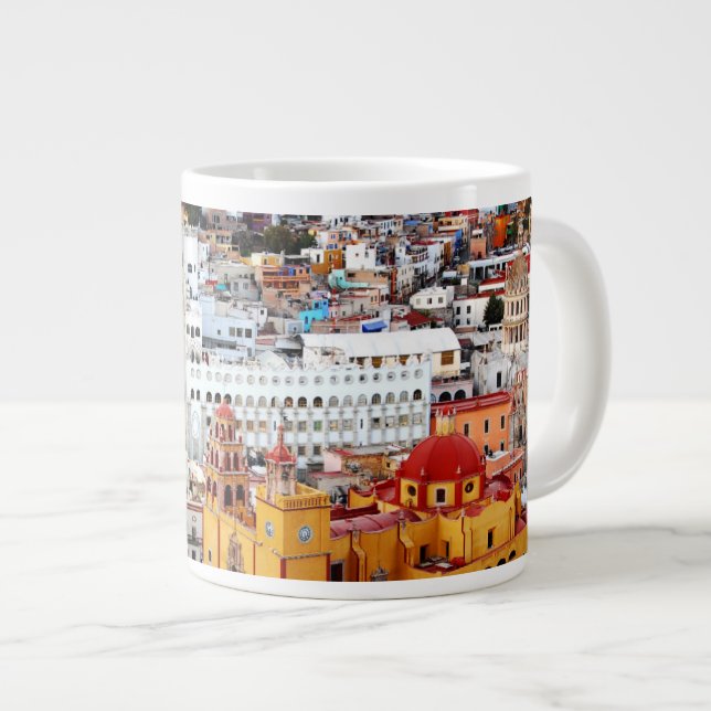 Caneca De Café Grande Coleção de cores (Frente Esquerda)