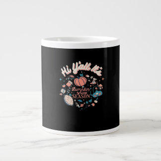 Caneca De Café Grande Coleção de Épocas do outono Y'all It's Pumpkin S