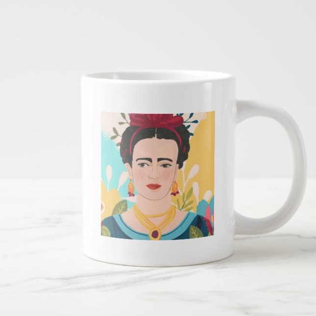 Caneca De Café Grande Coleção de Jardins de Frida (Direita)