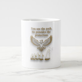 Caneca De Café Grande Coleção de Roupas Espirituais Visão Divina 
