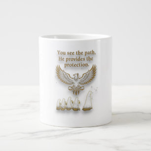 Caneca De Café Grande Coleção de Roupas Espirituais Visão Divina