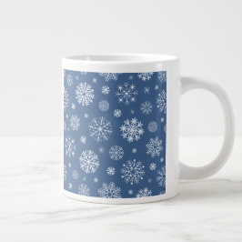 Caneca De Café Grande Coleção Suave de Inverno — Calma, Aconchegante e A
