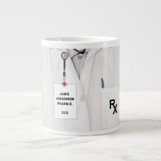 Caneca De Café Grande Colecionável Único de Farmacêutico
