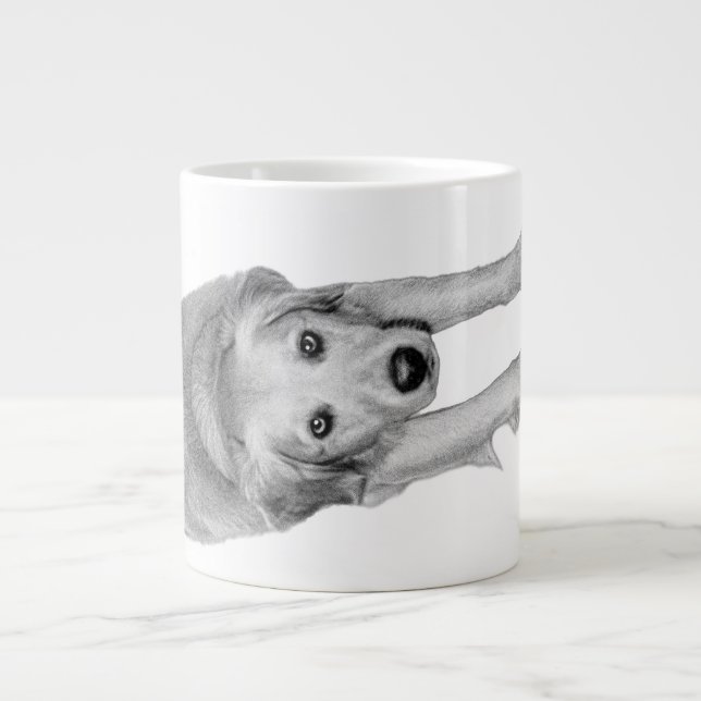 Caneca De Café Grande Colheita da Manhã (Frente)