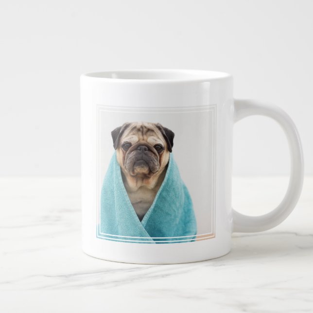 Caneca De Café Grande Colocar em uma toalha (Direita)