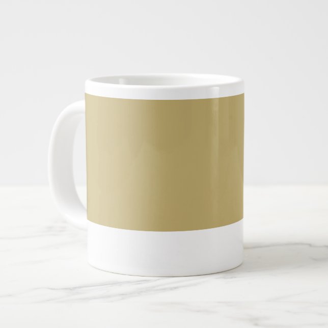 Caneca De Café Grande COLOR MUG | Rich Dourado (Frente Esquerda)