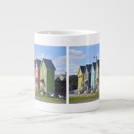 Caneca De Café Grande Colorful Dauphin Island Houses, Alabama