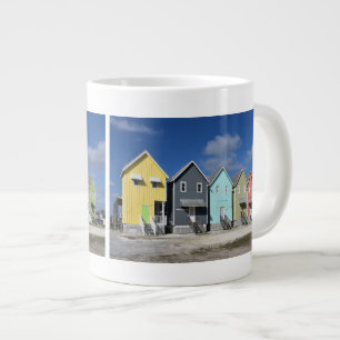Caneca De Café Grande Colorful Dauphin Island Houses, Alabama Giant Coff