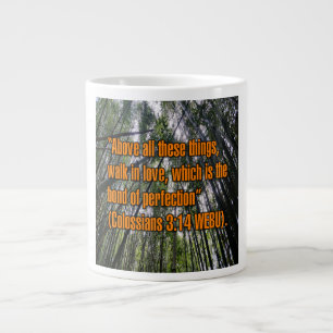 Caneca De Café Grande Colossianos 3:14 WEBU Mug