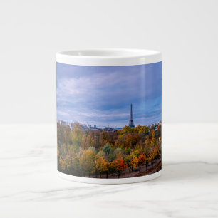 Caneca De Café Grande Com vista para o Jardim das Tulherias 