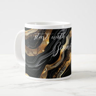 Caneca De Café Grande Comece Com Bismillah