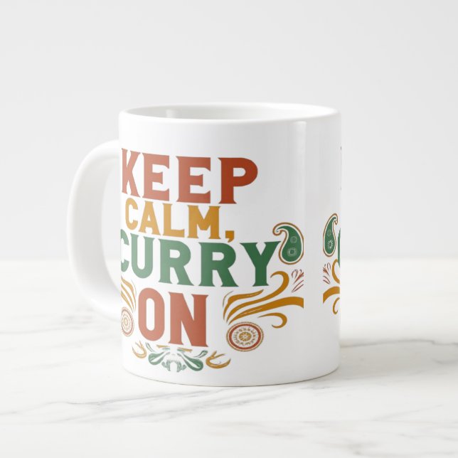 Caneca De Café Grande Comida engraçada - Mug especial (Frente Esquerda)