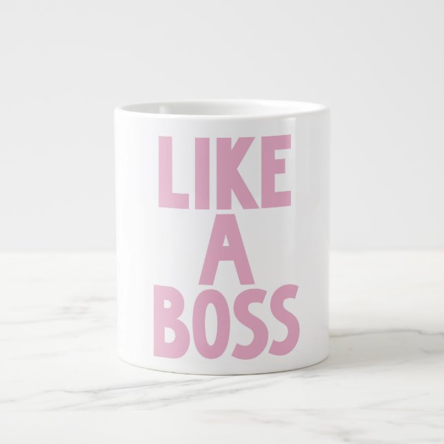 CANECA DE CAFÉ GRANDE COMO UM BOSS MUG (Frente)
