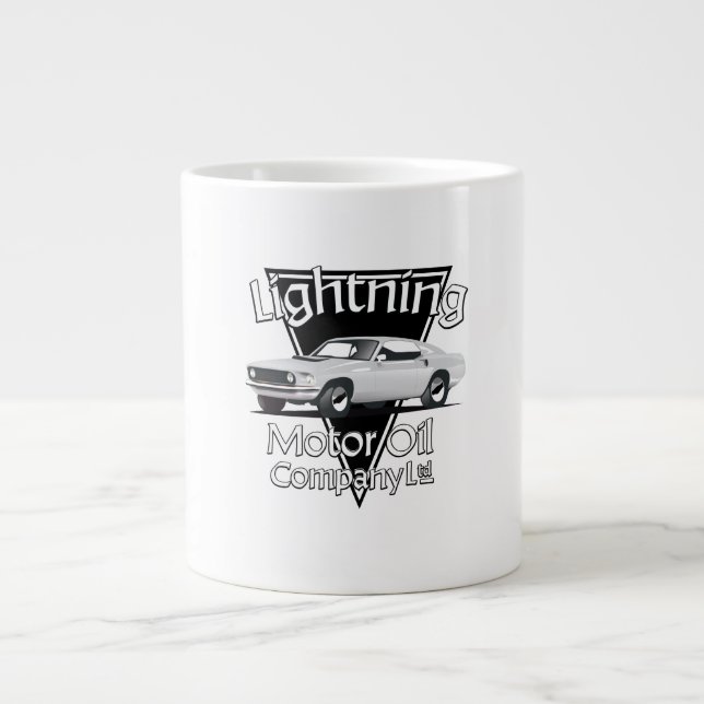 Caneca De Café Grande Companhia de Óleo para Motores Lightning Ltda. (Frente)