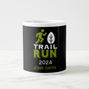 Caneca De Café Grande Competição de Corrida do Runner