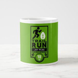 Caneca De Café Grande Competição de Corrida do Runner
