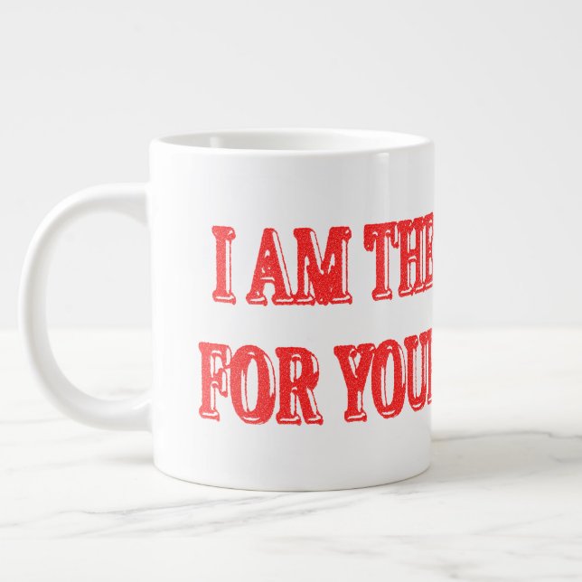 Caneca De Café Grande Comprar Trabalho de arte, Design, "EU SOU A SOLUÇÃ (Esquerda)