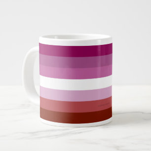 Caneca De Café Grande Comunidade feminina do orgulho lésbico de Slippery