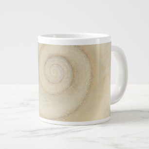 Caneca De Café Grande Concha - Concologia - Espiral Branco