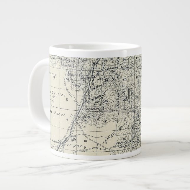 Caneca De Café Grande Condado de Madera, Califórnia 10 (Frente Esquerda)