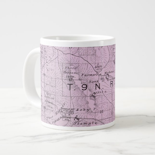 Caneca De Café Grande Condado de Sonoma, Califórnia 10 (Frente Esquerda)