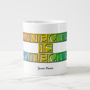 Caneca De Café Grande Conexão é Proteção - CNiPN01