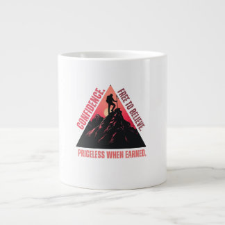Caneca De Café Grande Confidence Café Mug Inspiracional