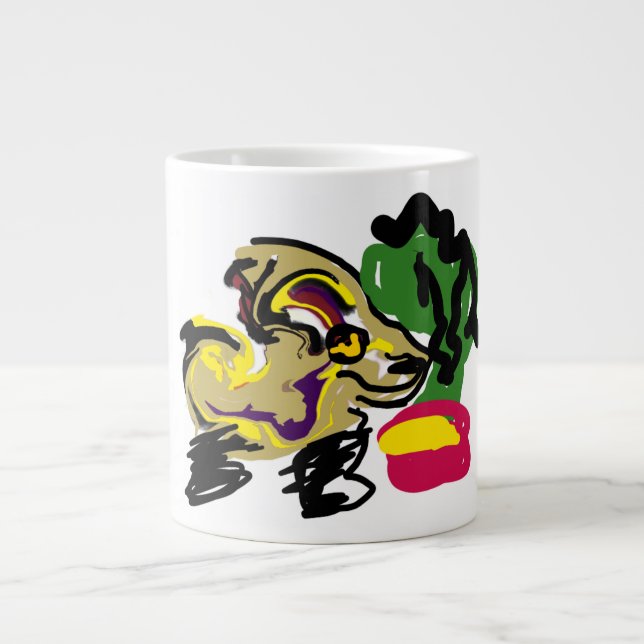Caneca De Café Grande conjunto Chihuahua (Frente)