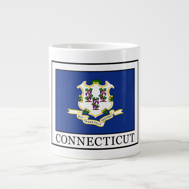 Caneca De Café Grande Connecticut (Frente)