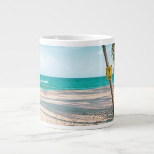 Caneca De Café Grande Conselhos de surf no travesseiro decorativo de pra