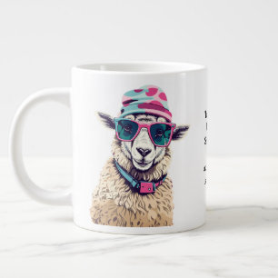 Caneca De Café Grande Conselhos Engraçados De Uma Ovelha