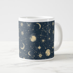 Caneca De Café Grande Constelação Celestial - Noite Estelar (3)