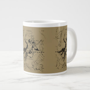 Caneca De Café Grande Constelação Gemini Zodiac Hevelius 1690