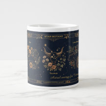 Constelações Vintage: Botânica Estelar Dourado e A