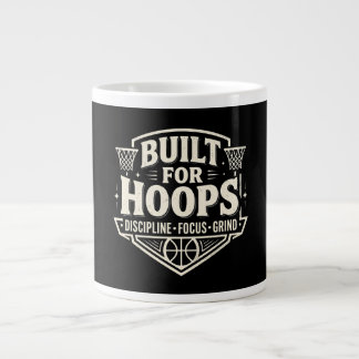 Caneca De Café Grande Construído para Motivação de Basquete Hoops