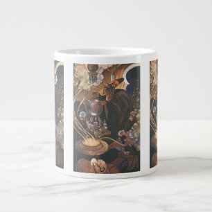 Caneca De Café Grande Conto de Fadas Vintage, Aladim e a Lâmpada Mágica