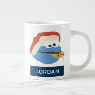 Caneca De Café Grande Cookie Monster Camp Cookies   Adicione seu nome